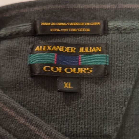 Xl 100% cotton Alexander Julian colors pullover sweatshirt - Picture 4 of 4